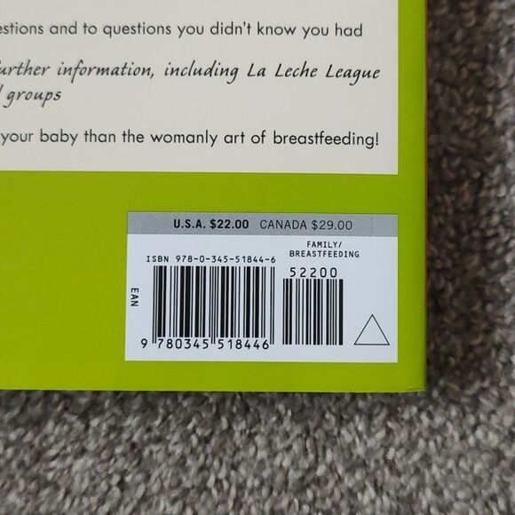 National Bestseller 8th‎ Edition Paperback The Womanly Art Of Breastfeeding - Picture 8 of 9